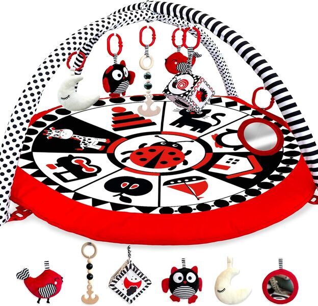 Quokka Bauchlage Spielmatte | multicolored 1