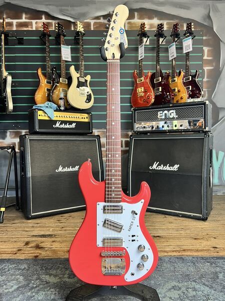 Rapier 33 Fiesta Red 3 Pickup Electric Guitar | Fiesta Red, image 1 of 5
