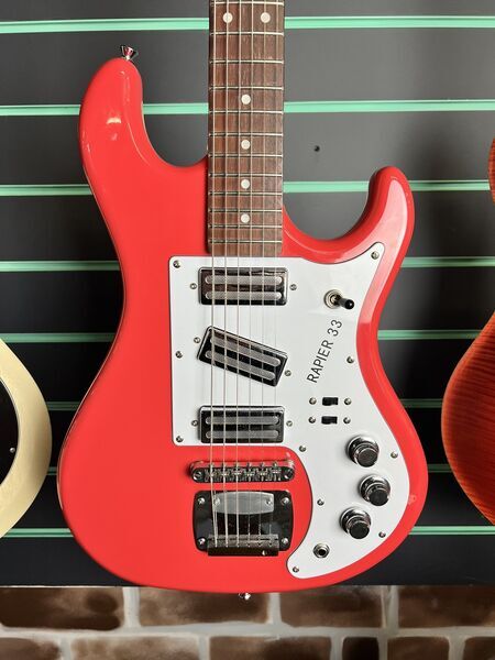 Rapier 33 Fiesta Red 3 Pickup Electric Guitar | Fiesta Red, image 4 of 5