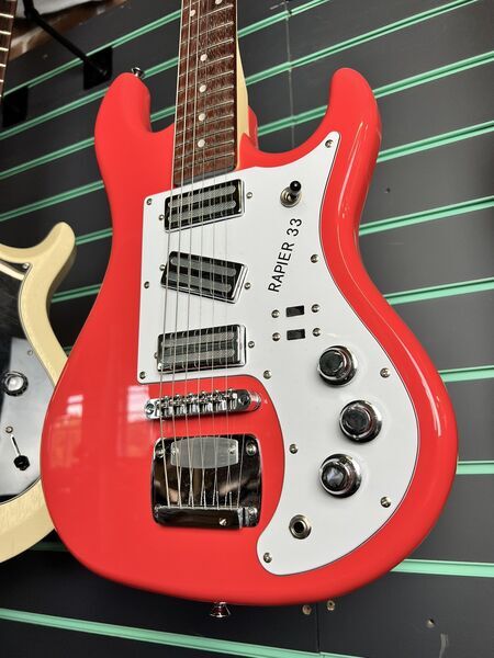 Rapier 33 Fiesta Red 3 Pickup Electric Guitar | Fiesta Red, image 5 of 5