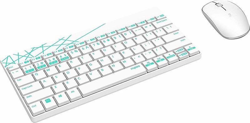 Rapoo 8000M Wireless | blanc/vert | DE 2