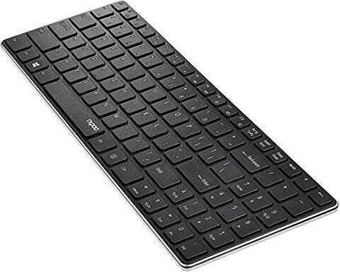Rapoo Wireless Ultraslim E9100P | czarny | DE 4