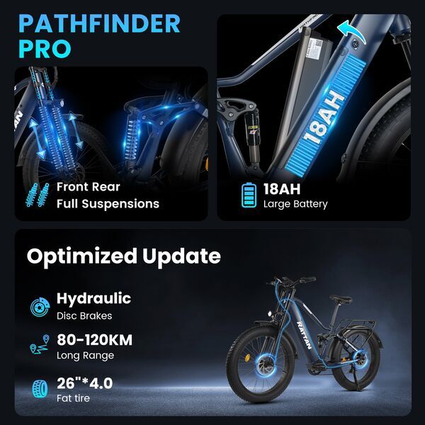 RATTAN Pathfinder Pro 2026 | blue | 26" | one size | < 500 km, image 3 of 5