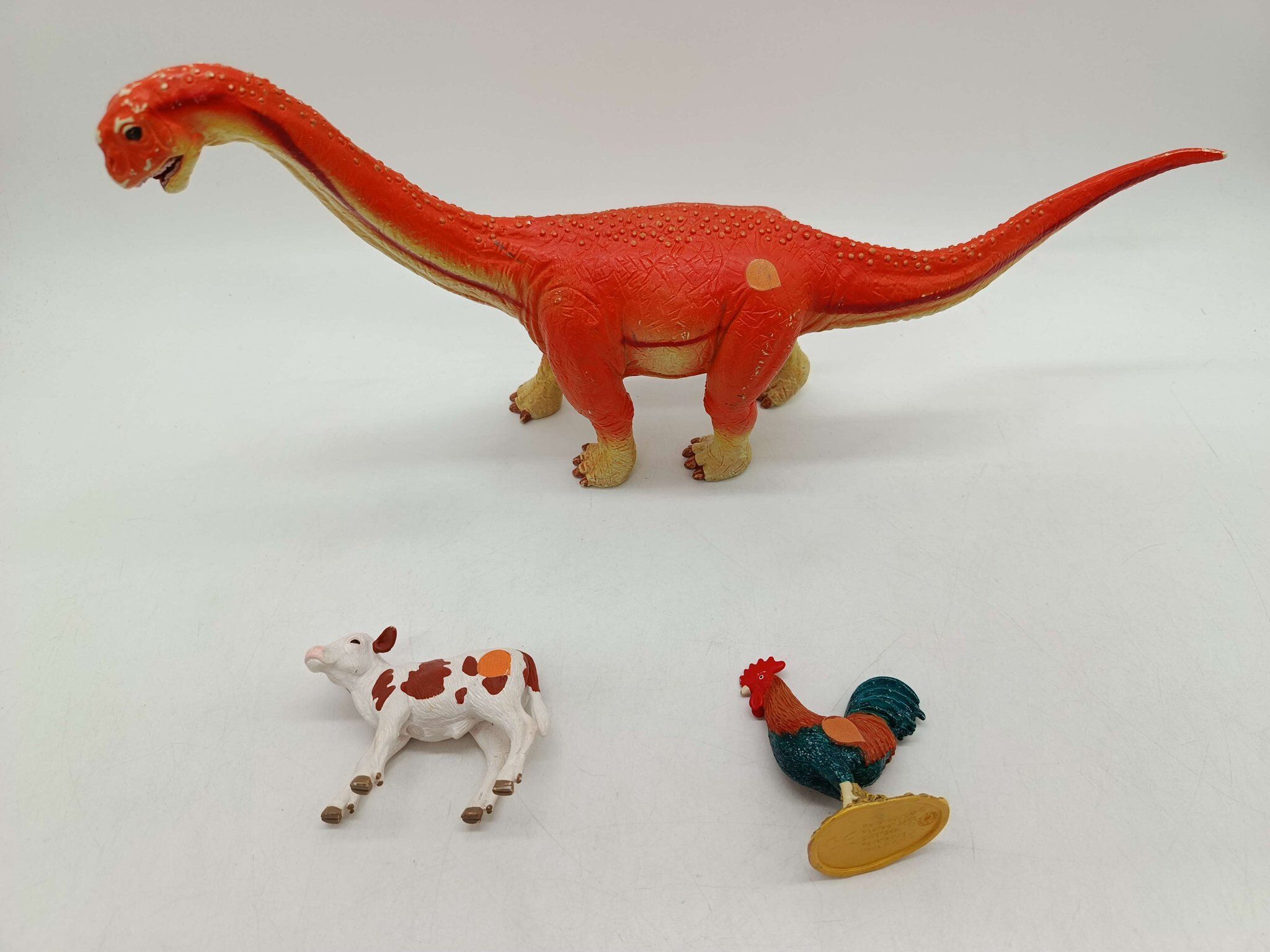 Ravensburger Bundle tiptoi Set von 3 Tierfiguren Kalb Brachiosaurus Hahne
