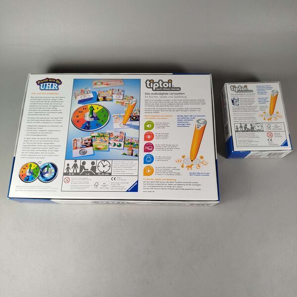 Ravensburger Bundle tiptoi Set von 2 Lernspiele Wissen & Quizzen Rund um die Uhre | mehrfarbig, image 3 of 3