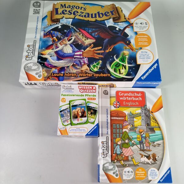 Ravensburger Lernspiel - Magors Lesezauber Set, mit Zubehör | mehrfarbig 1