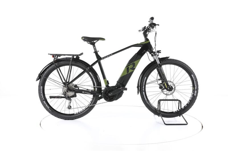 Raymon CrossRay E 4.0 (2021) | Diamond | black/green/grey | 27.5" | M | 52 cm | 500 - 1000 km 1
