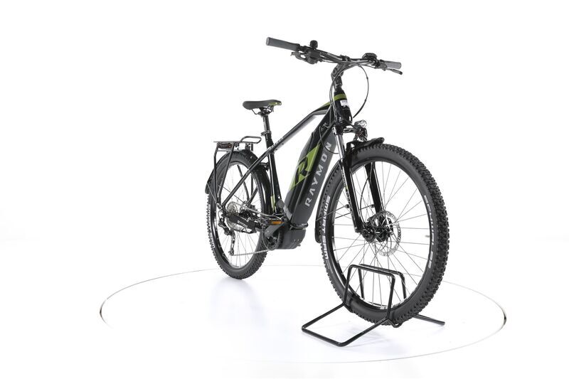 Raymon CrossRay E 4.0 (2021) | Diamond | black/green/grey | 27.5" | M | 52 cm | 500 - 1000 km 3