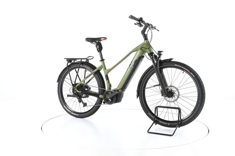 Raymon CrossRay E 5.0 (2022) | Step-Through | green | 27.5" | 45 cm | 100 - 500 km 2