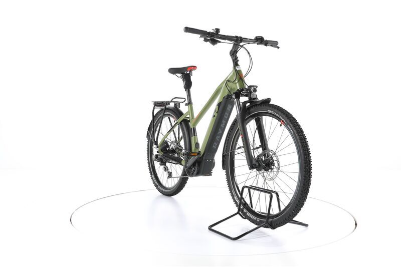 Raymon CrossRay E 5.0 (2022) | Step-Through | green | 27.5" | 45 cm | 100 - 500 km 3