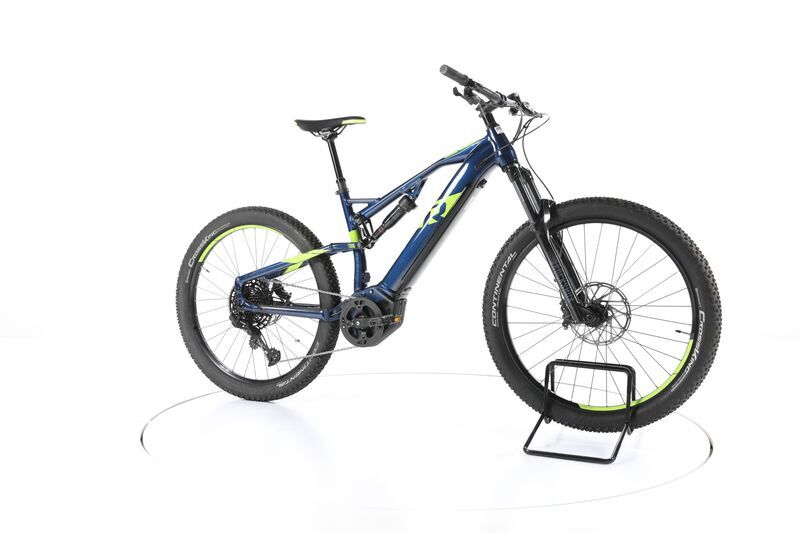 Raymon FullRay 130E 6.0 (2023) | Diamant | blå/grøn | 27.5" | 46 cm | M | 3000 - 4000 km 2