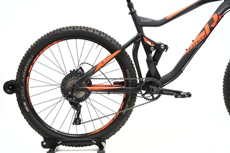 Raymon Seven TrailRay 8.0 (2019) | Diamant | black/black glossy/red glossy | 27.5" | 46 cm 2