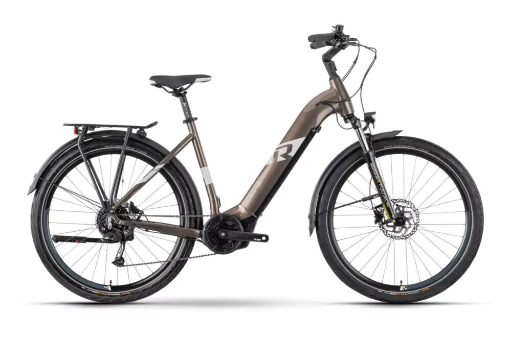 Raymon TourRay E 5.0 (2022) Tiefeinsteiger braun 27" 55 cm < 500 km