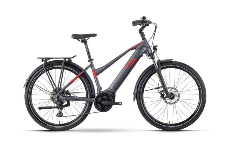 Raymon Tourray E 6.0 (2022) | Step-Through | anthracite/red | 27.5" | 55 cm | < 100 km 2