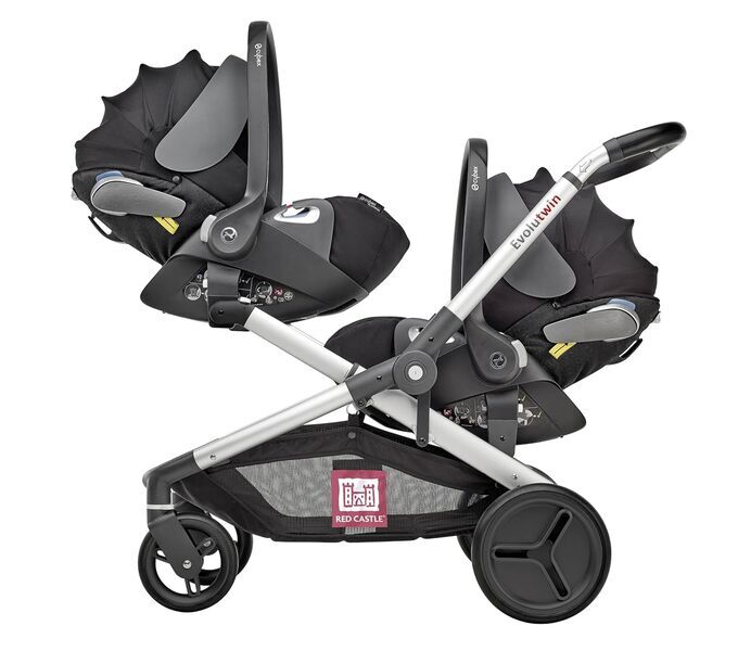 Red Castle Evolutwin Geschwisterwagen | svart 5