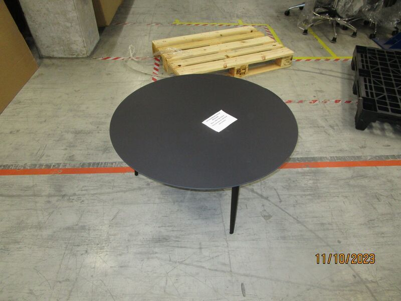 Reece Couchtisch Schwarz ø90cm | schwarz, image 1 of 4