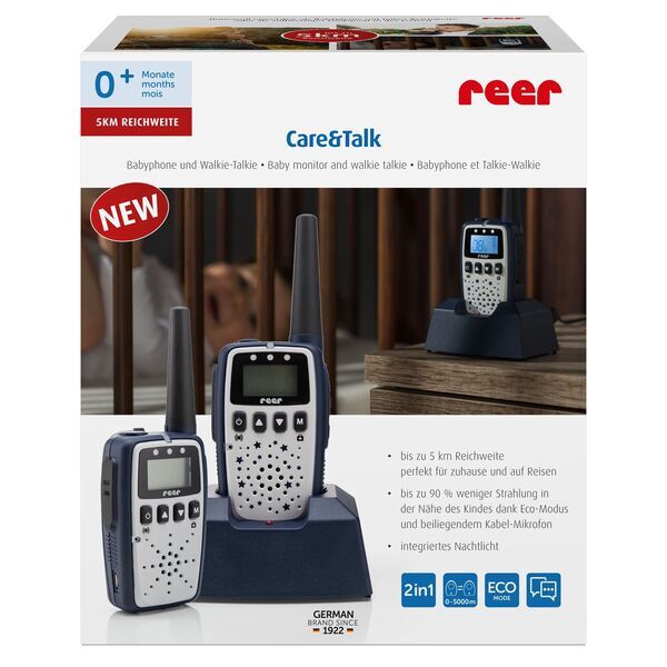Reer Care & Talk and Walkie Audio-Babyphone | blue 4