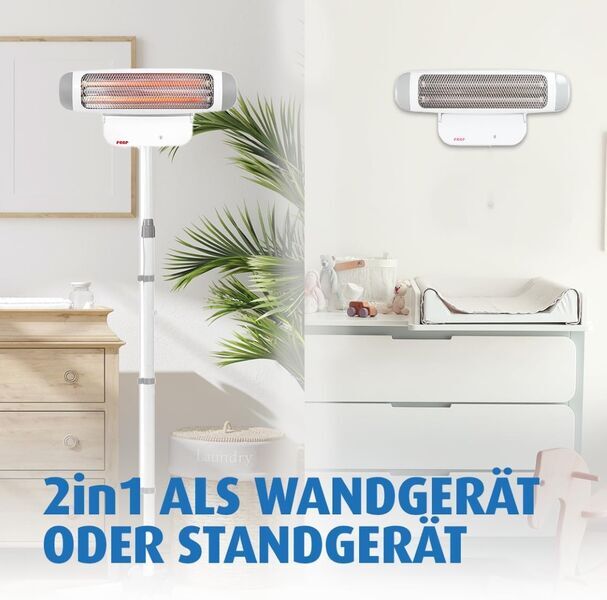 reer FeelWell 2-in-1 Wickeltischstrahler | weiß 2