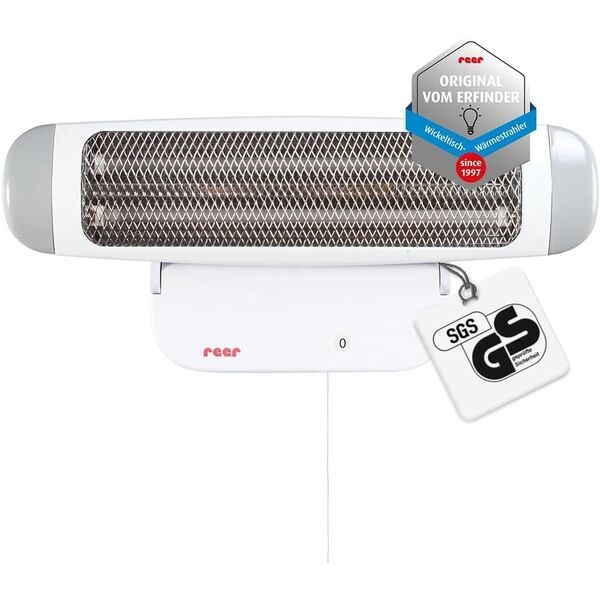 reer FeelWell Wickeltischstrahler - Wandmontage | weiß 1