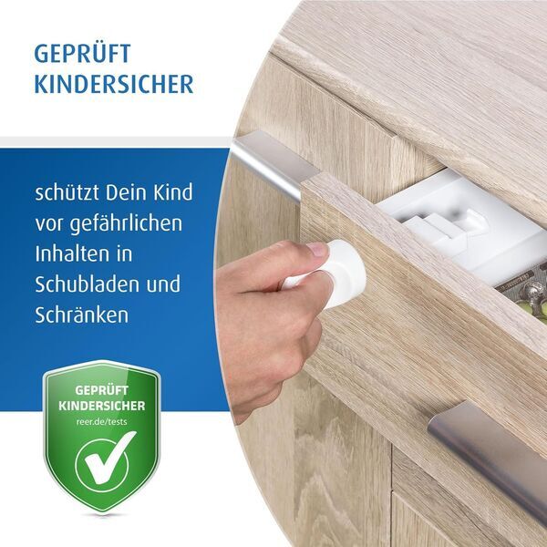 Reer Magnetschloss Set | white 2