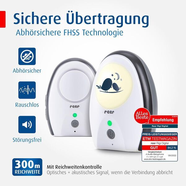 Reer Rigi Baby Monitor | white, image 3 of 3