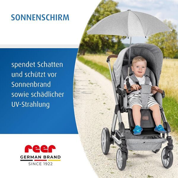 reer ShineSafe stroller-sunshade UPF 80+ | grey, image 2 of 3