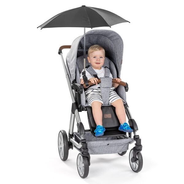Reer ShineSafe Sonnenschirm für Kinderwagen | schwarz 1