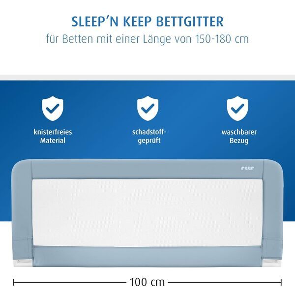 Reer Sleep'n Keep Bettgitter | grau 2