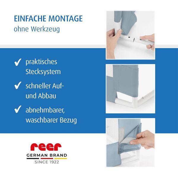 Reer Sleep'n Keep Bettgitter | grau 3