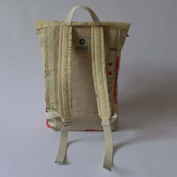 REFISHED - BACKPACK #CEMENT beige-black-red | Standard 5