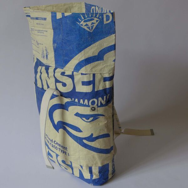 REFISHED - Rucksack BACKPACK #CEMENT beige-blau | Standard 2