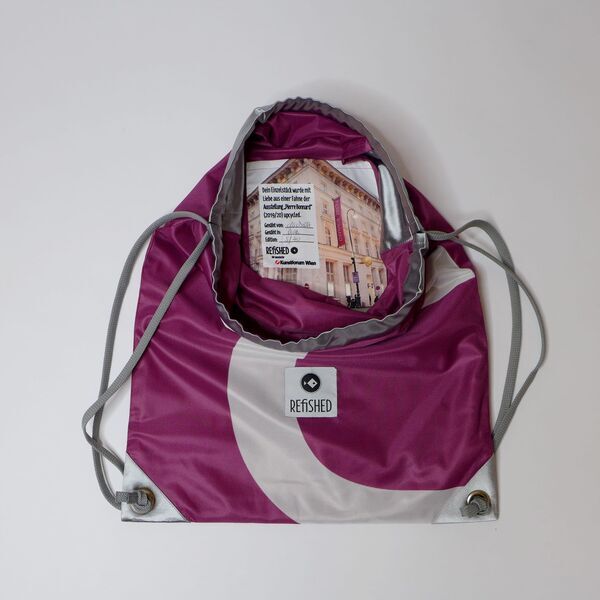 REFISHED - Rucksack BACK ART Bonnard aubergine | Einheitsgröße 2