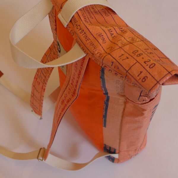 REFISHED - Rucksack BACKPACK #FISH orange aqua | Standard 3