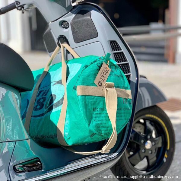 REFISHED - Tasche SPORTY BAG #FISH grün til | Größe S 2