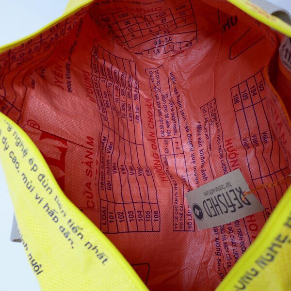 REFISHED - Tasche SPORTY BAG #FISH gelb | gelb dollar | Größe S 2