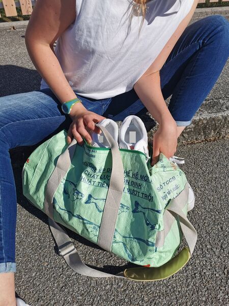 REFISHED - Tasche SPORTY BAG #FISH moosgrün | Größe S 4