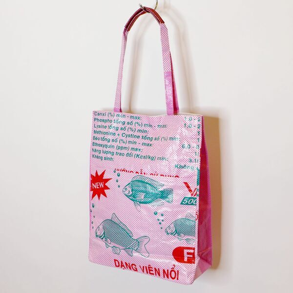 REFISHED - Tasche BUSINESS BAG #FISH rosa-weiß kariert | Standard