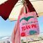 REFISHED - Tasche BUSINESS BAG #FISH rosa-weiß kariert | mit Bommeln thumbnail 1/3