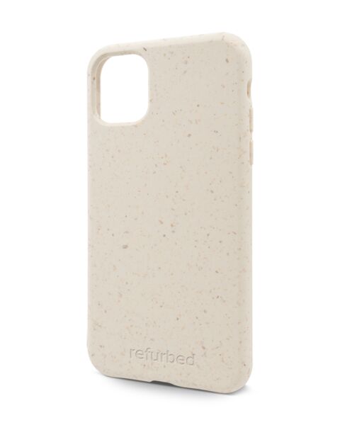 refurbed Capa de telemóvel biodegradável | iPhone 11 | branco