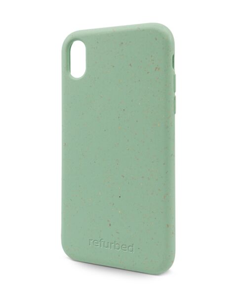 refurbed Capa de telemóvel biodegradável | iPhone XR | verde claro