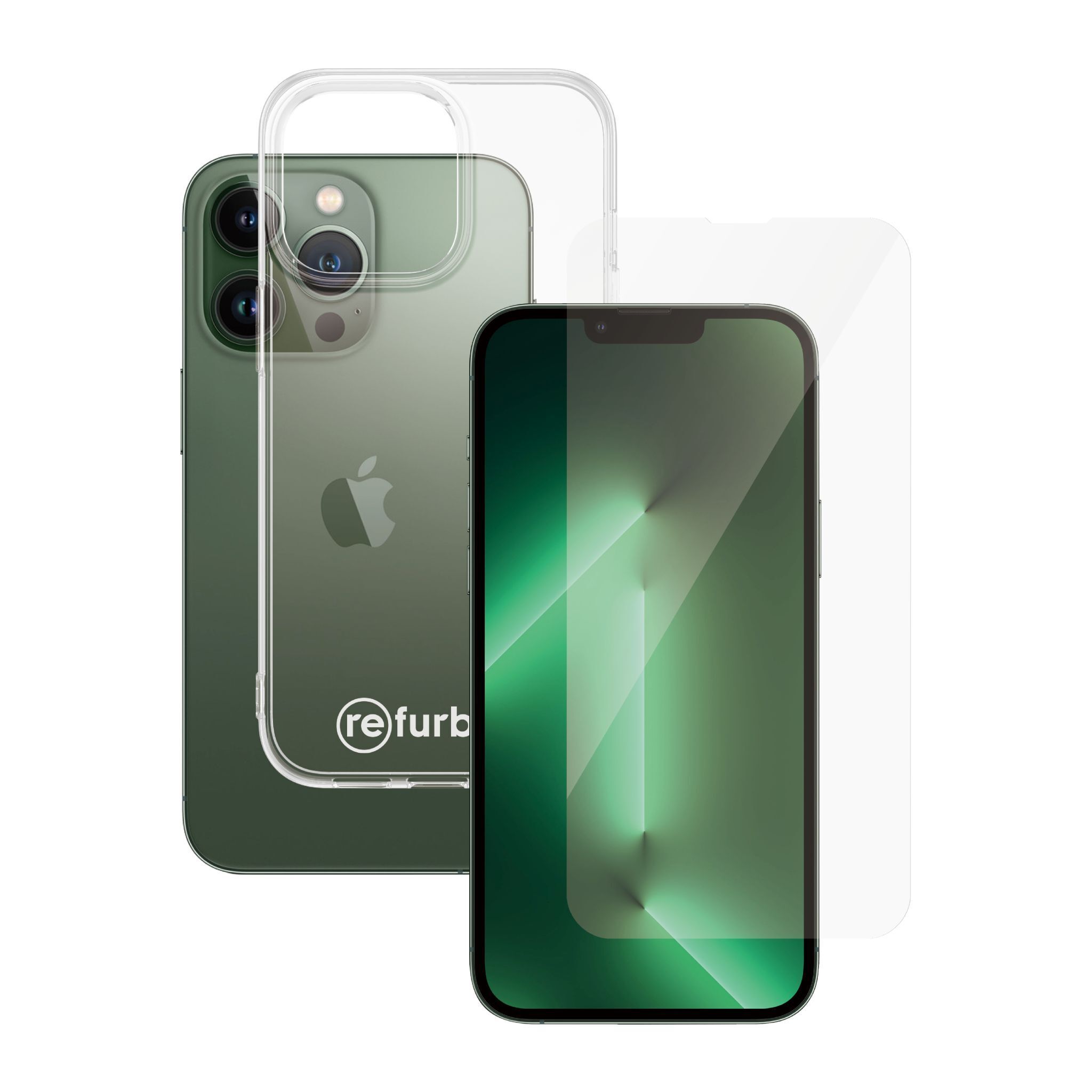 Hülle transparent & Displayschutz PanzerGlass iPhone 13 Pro