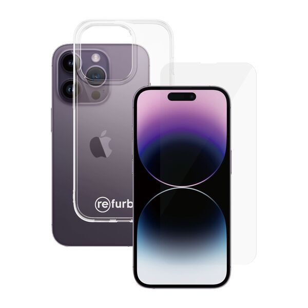 Hülle transparent & Displayschutz Refurbed | PanzerGlass™ | iPhone 14 Pro