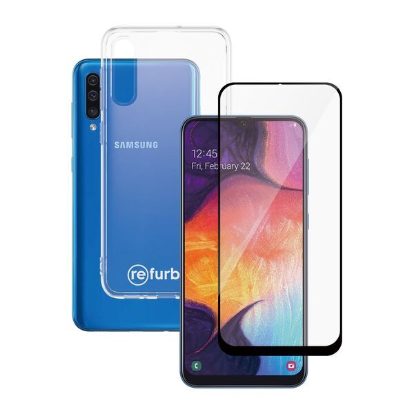 Przezroczysty pokrowiec na telefon komórkowy i ochrona ekranu Refurbed | PanzerGlass™ | Samsung Galaxy A50/A50s/A30s