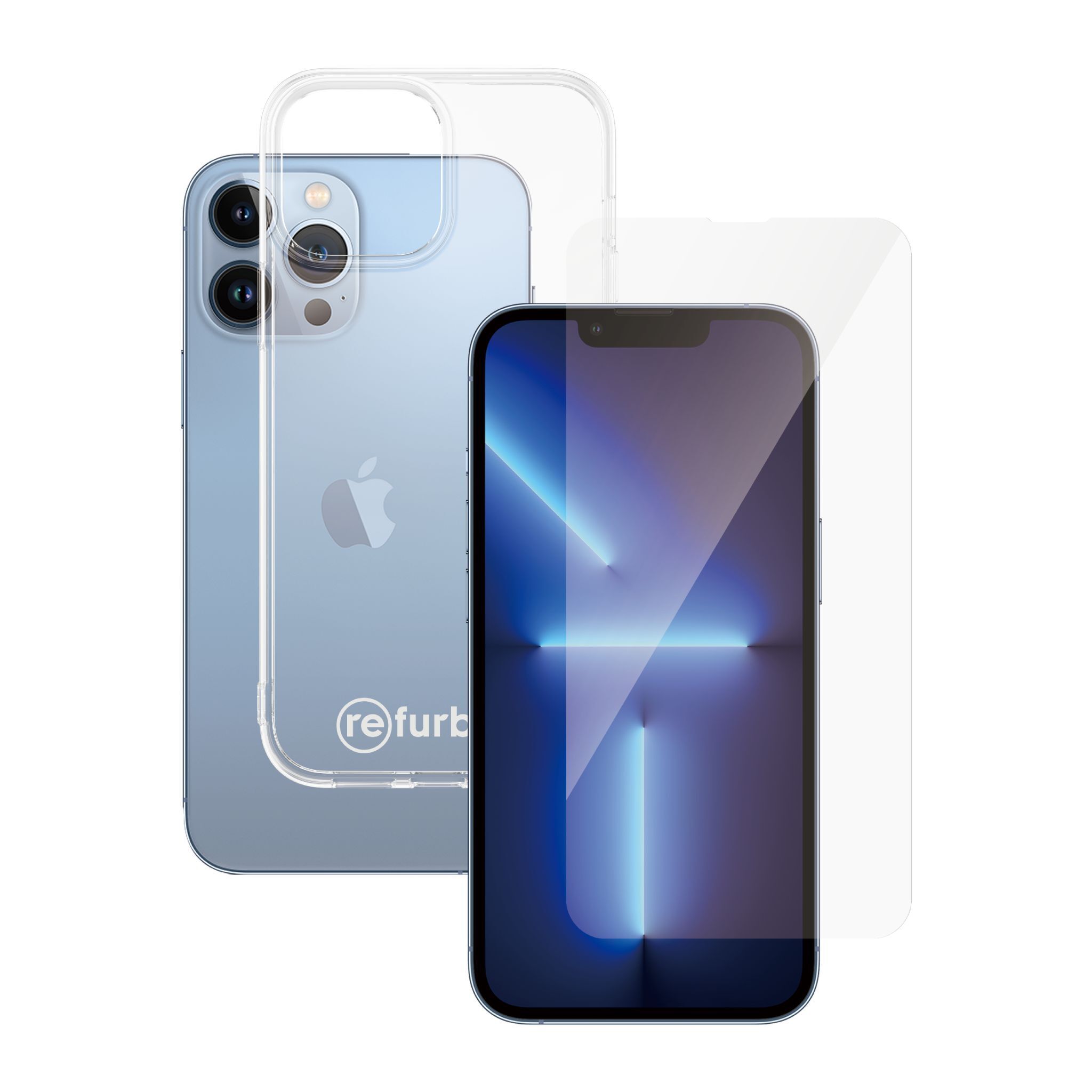 Hülle transparent & Displayschutz PanzerGlass iPhone 13 Pro Max