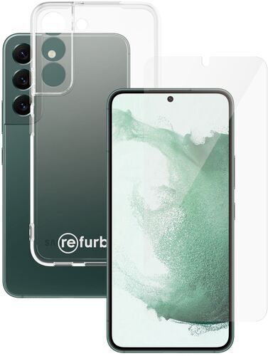 Hülle transparent & Displayschutz   PanzerGlass™   Samsung Galaxy S22 - Refurbished