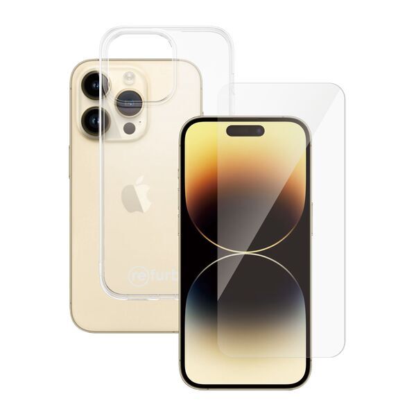 Hülle transparent & Displayschutz Refurbed | PanzerGlass™ | iPhone 14 Pro Max