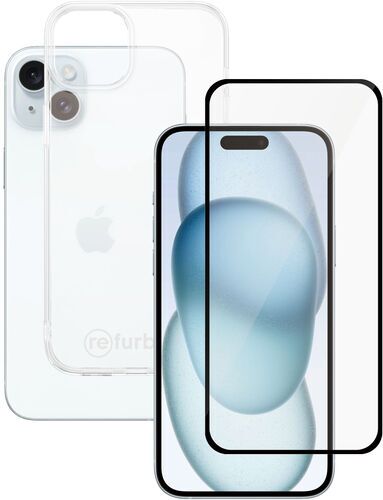 Transparent Phone Case & Screen Protector | PanzerGlass | iPhone 15 Plus