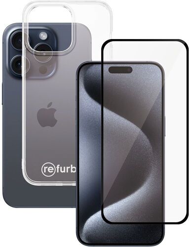 Transparent Phone Case & Screen Protector | PanzerGlass | iPhone 15 Pro Max