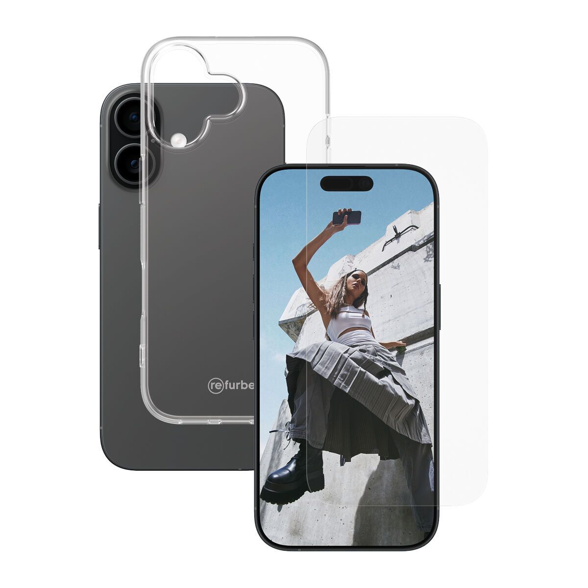 Transparante telefoonhoes & screenprotector | PanzerGlass™ | iPhone 17