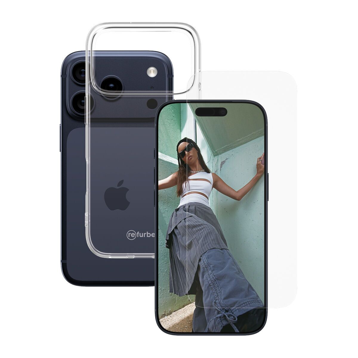 Transparante telefoonhoes & screenprotector | PanzerGlass™ | iPhone 17 Pro